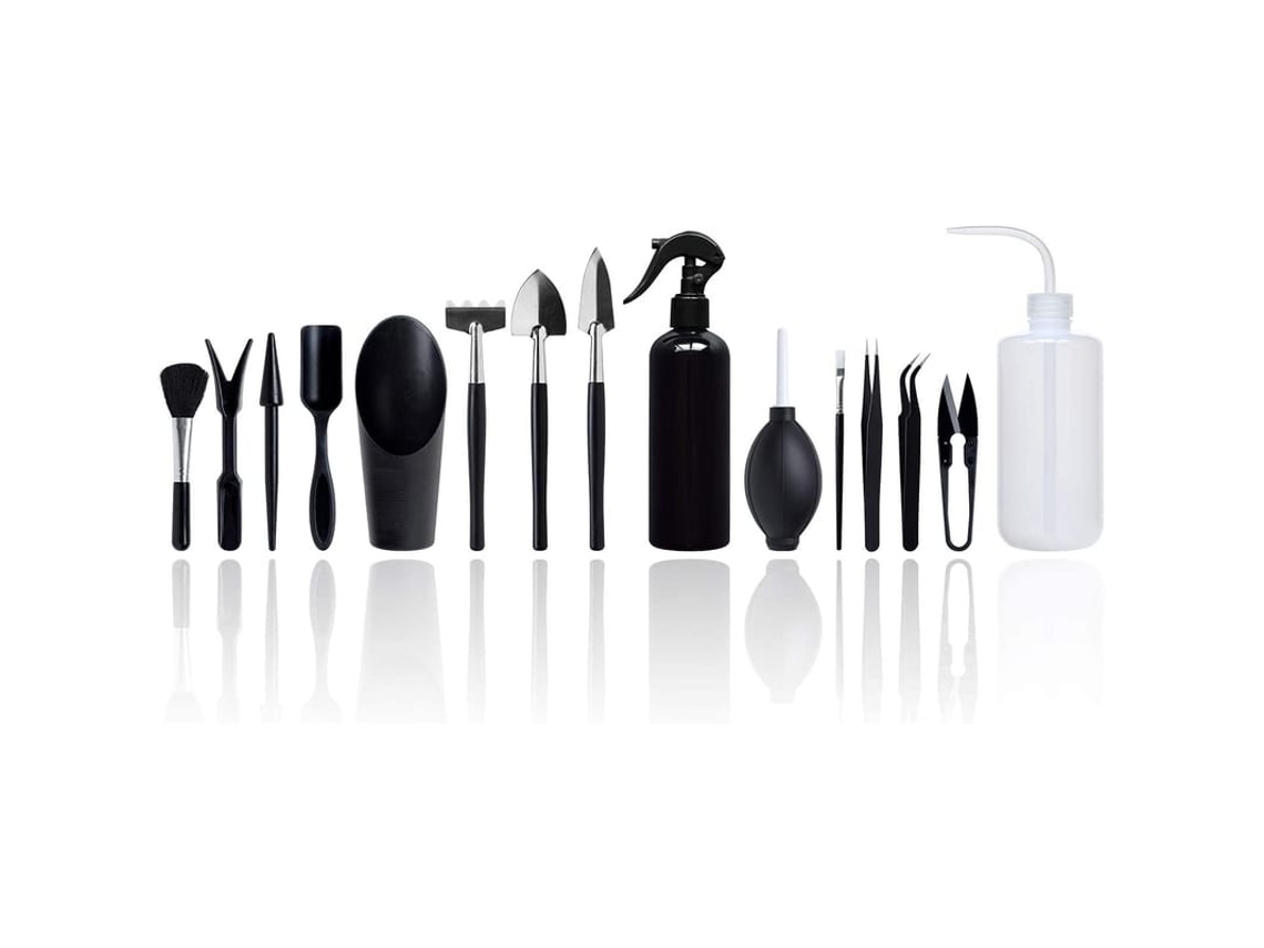 Ferramentas Para Plantas Suculentas, Conjunto De 15 Ferramentas De Transplante E Jardinagem Miniatura