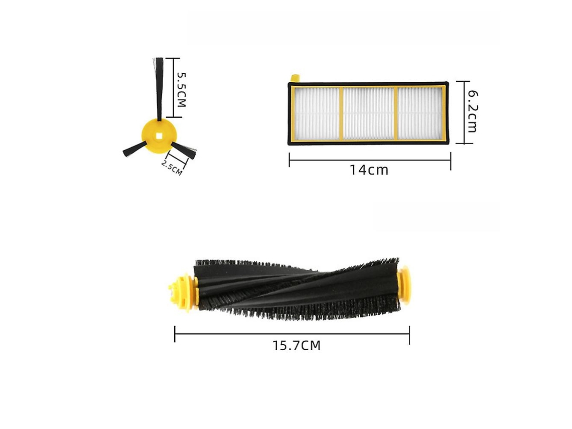 Acessórios de Aspirador Para rv700 rv720 rv750 rv755 de pó substituição escova lateral hepa peças do filtro de ar