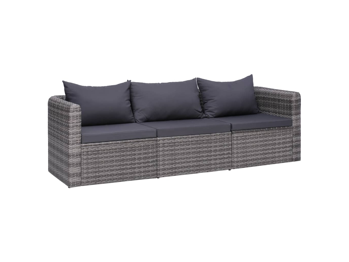 Garden Sofa Set, Garden Sofa Sets Vidaxl Cinzeto Rattan / Vime (n/a)