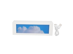 Rebe-lâmpada De Mesa Recarregável Com Luz Noturna, Padrão Bonito, Brilho Ajustável, Interruptor Táctil, Usb, Retangular