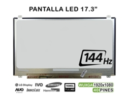 Tela LED para laptop de 17,3" B173han03.1 144Hz 40 pinos com suporte para 1920x1080