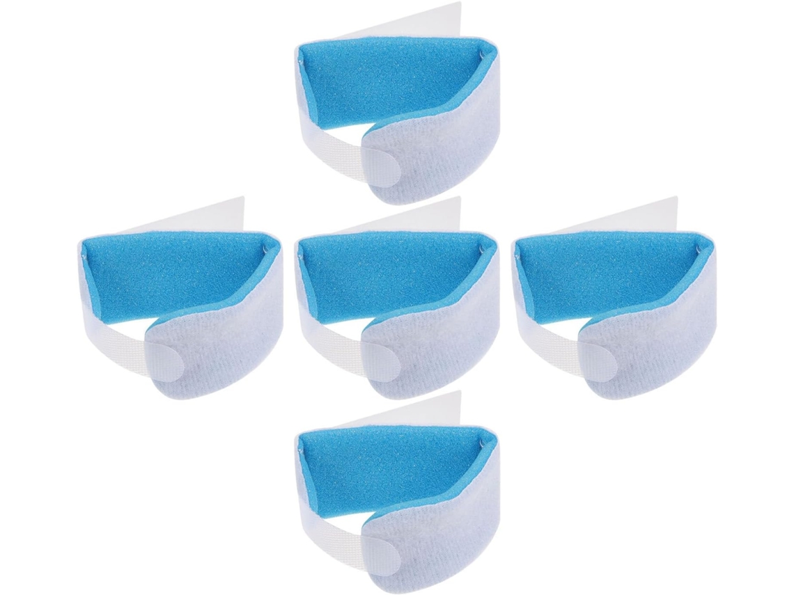 Lioobo Conjunto De 5-pulseiras Hospitalares Para Bebês, Feitas De Esponja E Poliéster, Com Design Anti Perda Para Uso