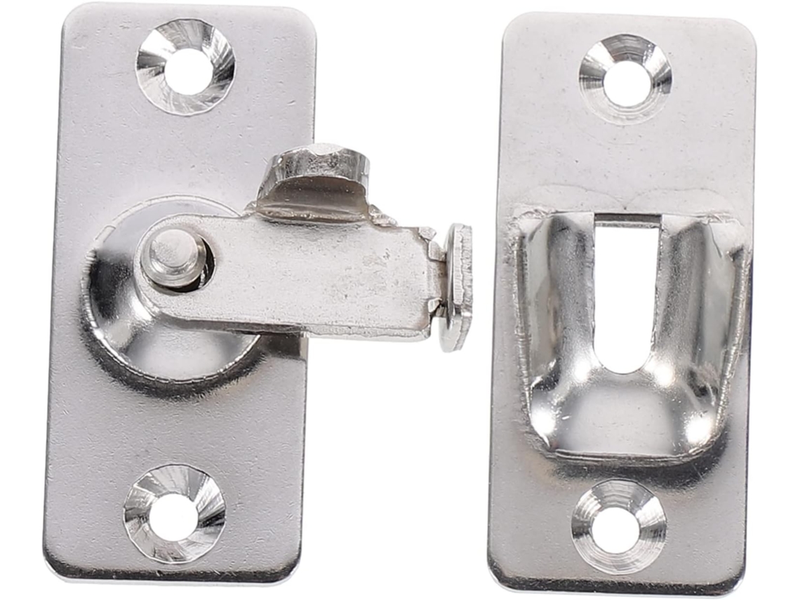Fivela De Porta Uonlytech Em Aço Inoxidável, Resistente Ao Desgaste, Travamento De Segurança Simples Em Portas