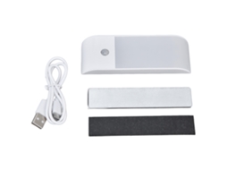 Luz Noturna Com Sensor De Movimento, Recarregável Por Usb, 12 Leds, Lâmpada Autoadesiva Para Escadas, Guarda Roupas E Armários Aquaforge