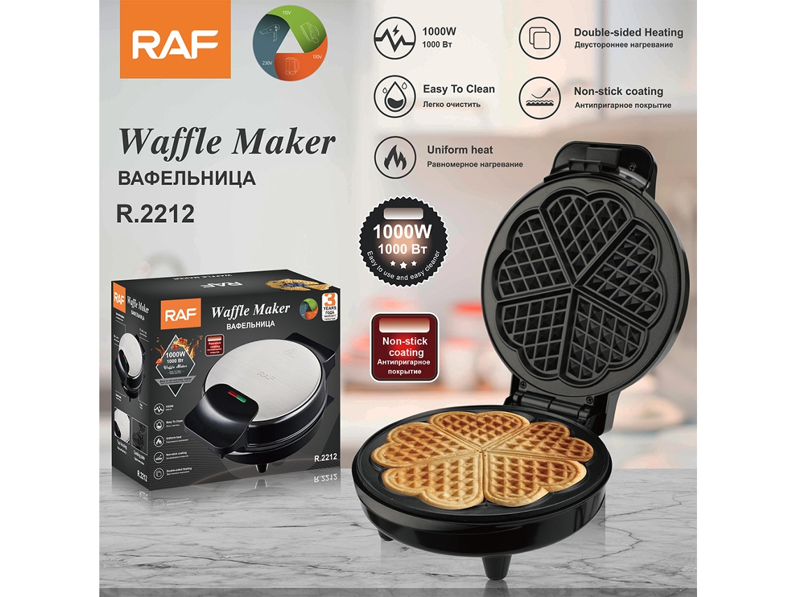 Máquina de Café da Manhã Waffle Maker MDUG