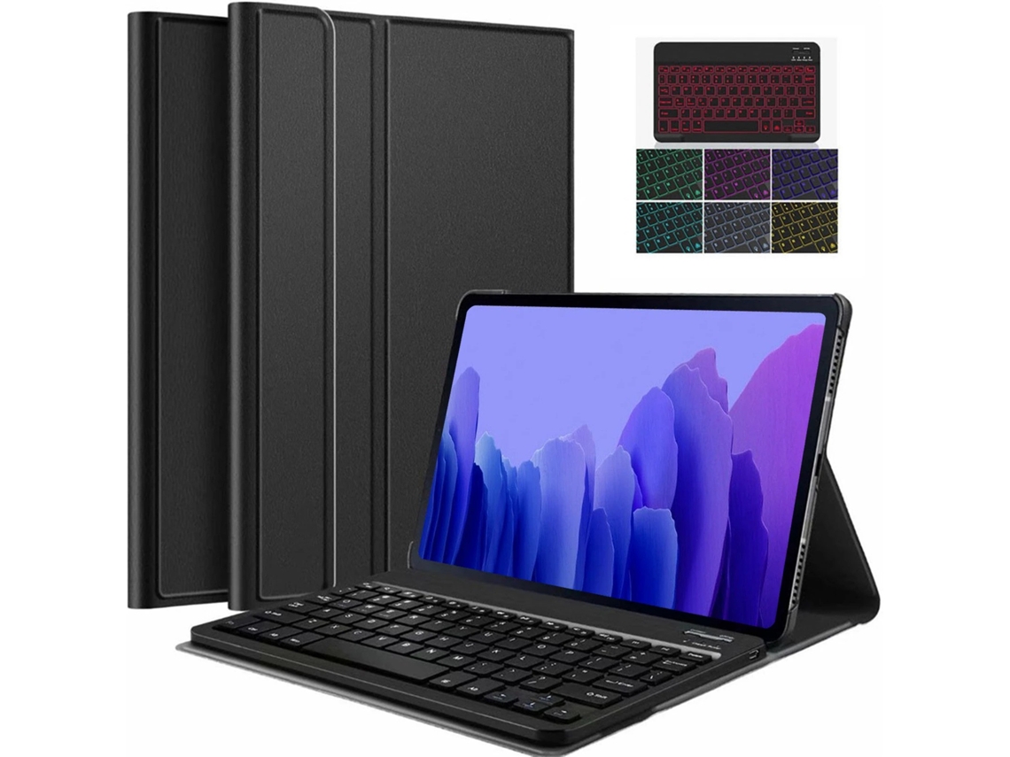 Capa Com Teclado Bluetooth Compatível Com Samsung Tab S6 Lite 10.4 P610/p615