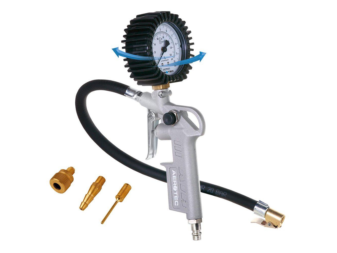 AEROTEC Tyre Filler Calibrated 30 Cm Hose Adapters