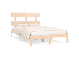 Estrutura de Cama 200x200 Cm Madeira Maciça MAISON EXCLUSIVE