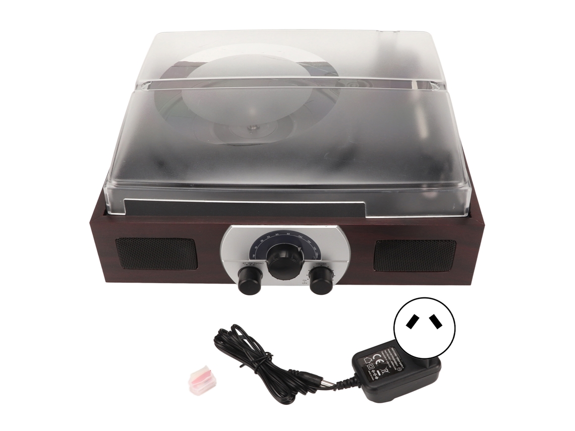 Tocador de Vinil LAXISCREED 3 Velocidades Bluetooth Portátil com Alto falante