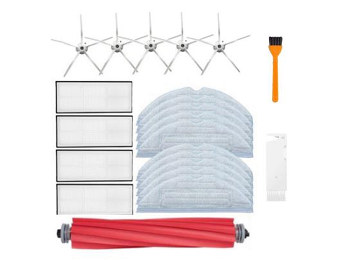 Principal escova lateral filtro hepa pano mop para xiaomi roborock t7s t7plus s7 aspirador de pó peças reposição