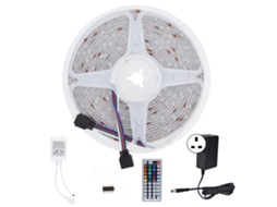 Fita de Led Rgbw 5050 de 5 Metros com Controle Remoto de 44 Teclas, 150 Leds CHABERLU (16, 4 Pés)