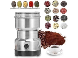 Moinho de Grãos Elétrico Mini Moedor Café Especiarias 10s Fast Multifunction Smash Machine Grã os Secos para Sementes Es GOKOCO