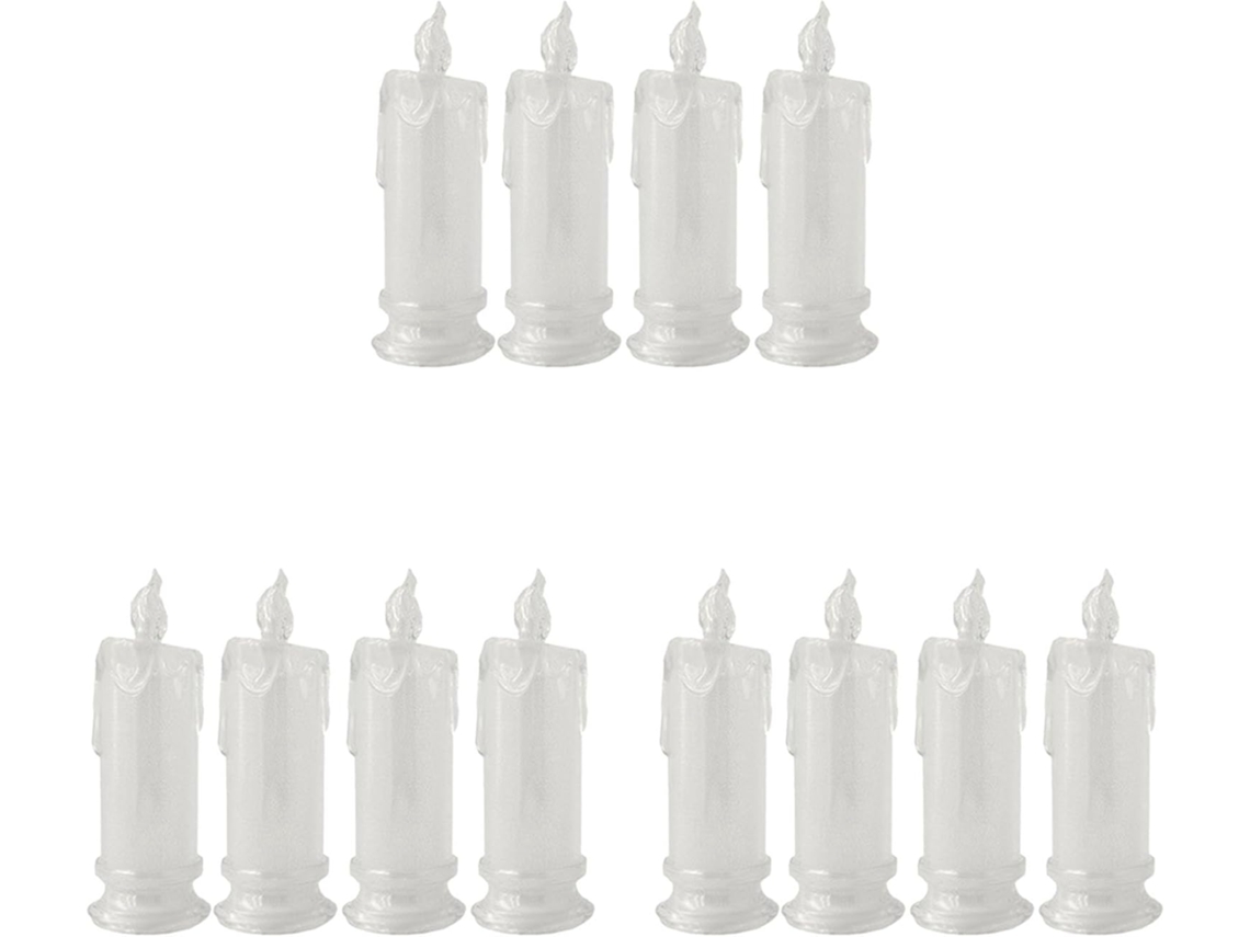 Conjunto De 12 Velas De Led, Velas De Pilar De Led Em Promoção, Com Bateria Inclusa, Decoração Para Gokoco