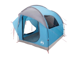 Conjunto 1 Tenda Para Carro Vidaxl Azul Poliéster (239 X 210 X 210 Cm)