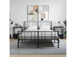 Vidaxl Mesas De Cabeceira 2 Pcs 50x41x65 Cm Derivados De Madeira Preto