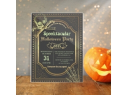 Laxiscreed Quadro Halloween Em Acrílico 14x21cm Para Decoração De Mesa E Casa