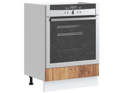 Vidaxl Armário Forno Lucca Derivados De Madeira Madeira Velha