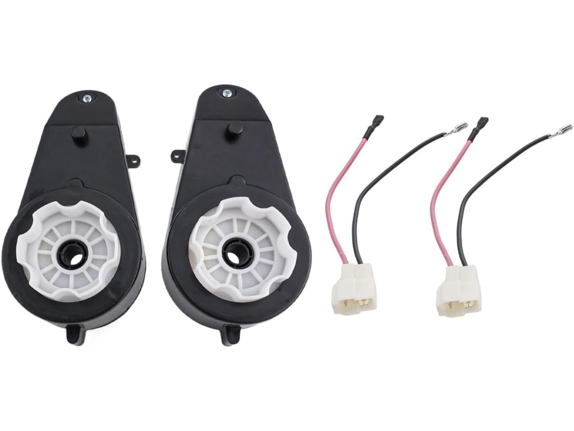 Conjunto De 2 Motores Elétricos De Caixa De Engrenagens Rs555 De Alta