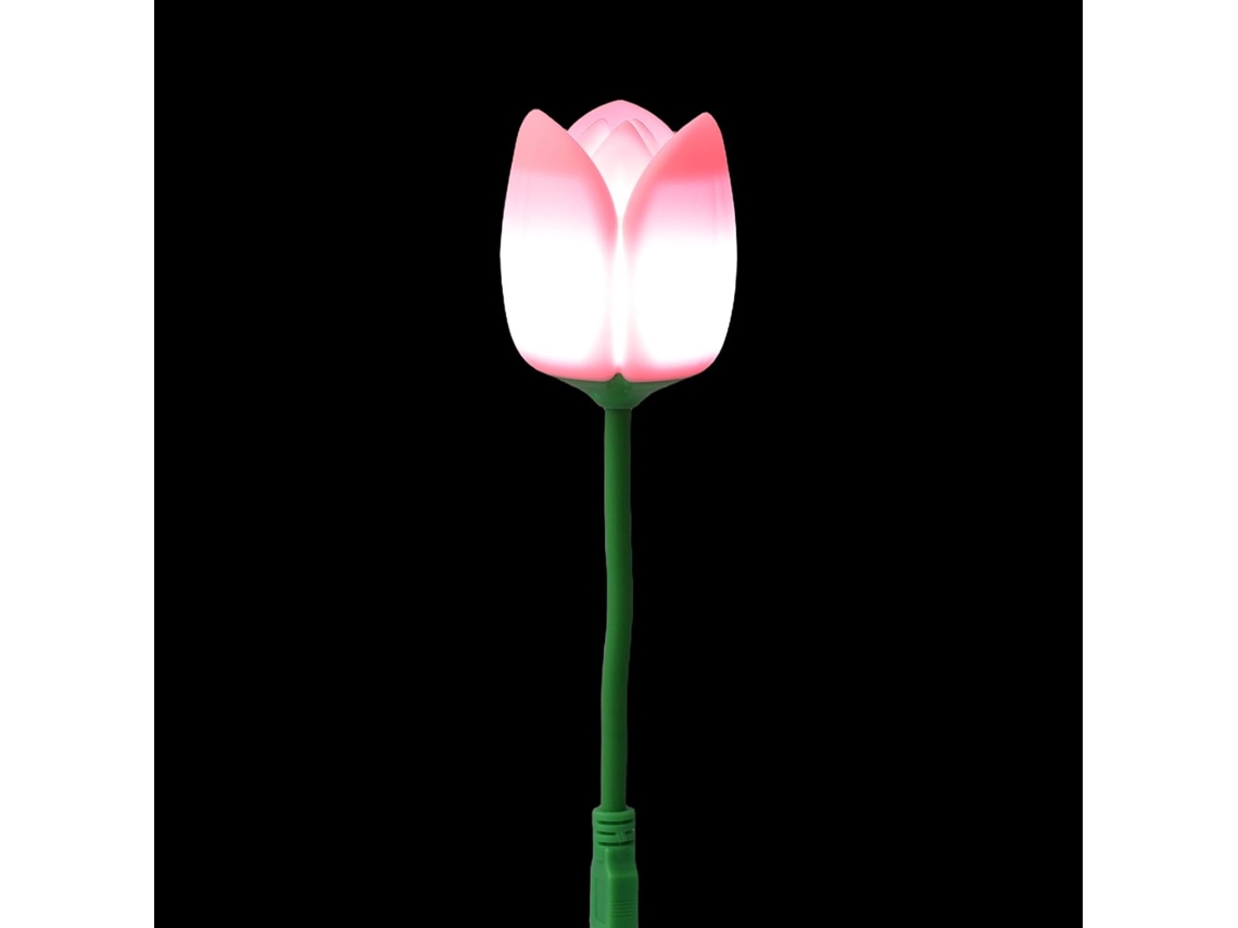 Luminária Noturna De Silicone Em Formato Tulipa Para Mesa Cabeceira,