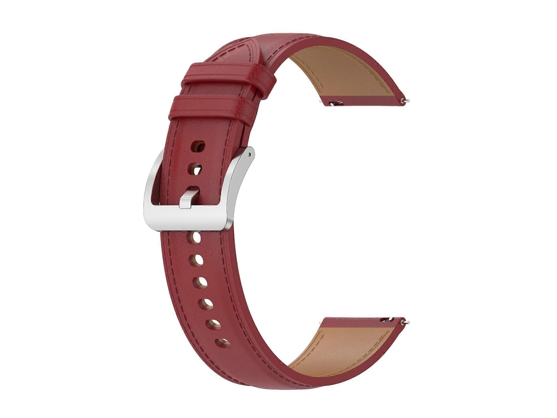 Pulseira Universal De Couro De 20 Mm Para Relógio