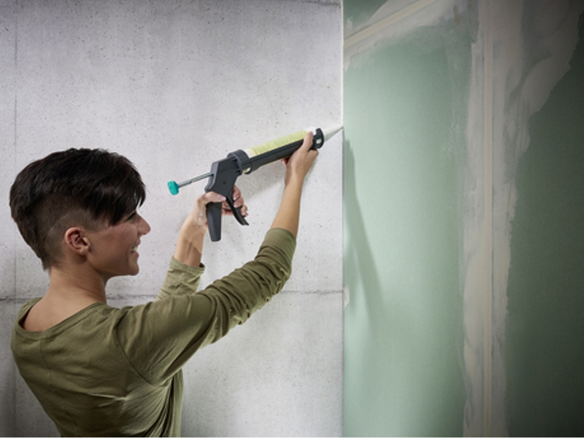 Pistola Per Silicone Wolfcraft MG 100 - Per Sigillanti E Stucchi, Antigoccia - Foto 3