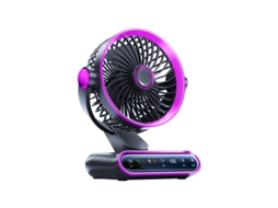 Ventilador Usb Mini com Clipe e Luz Noturna CHABERLU