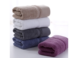 Conjunto de Toalhas Premium 5 Unidades 35 X 75 Cm 100% Algodão, Lavadas AQUAFORGE