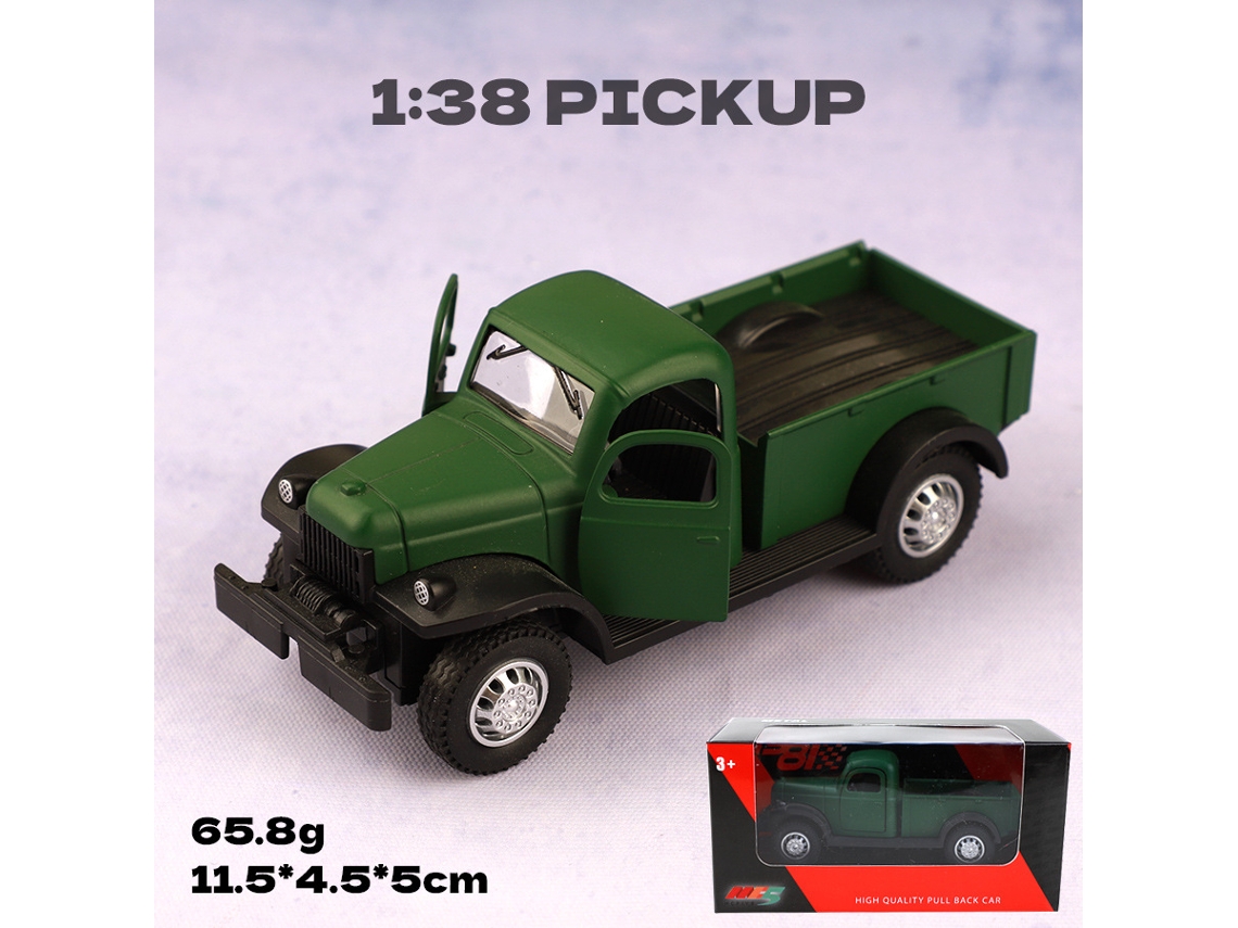 Miniatura de Carro Clássico Retrô em Escala 1/38, Feita em Metal Fundido, Brinquedo Realista. MDUG