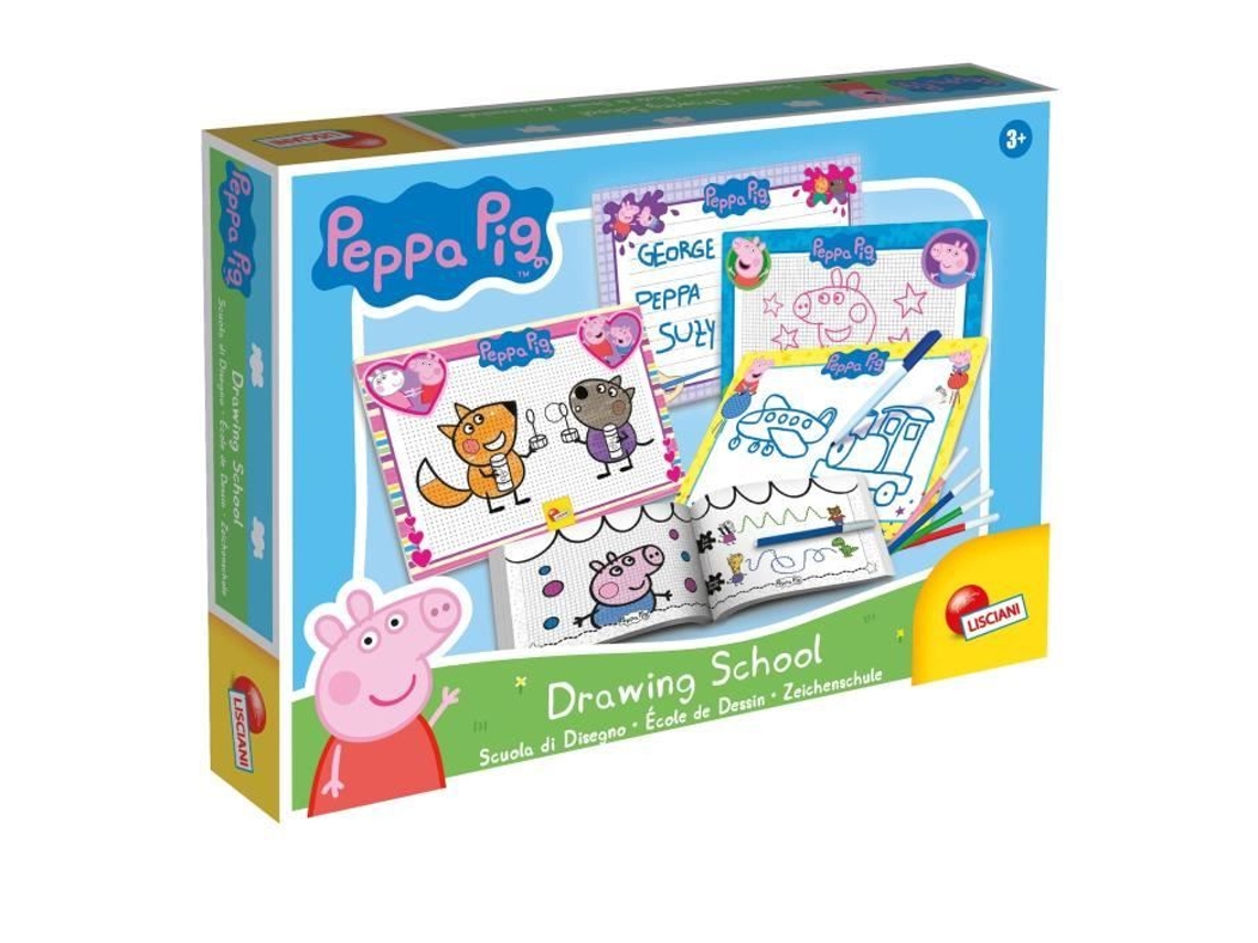 Escola de Desenho Peppa Pig Escola de Desenho para Aprender a Desenhar Lisciani Lisciani Giochi