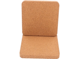 Conjunto De 2 Placas De Cortiça Natural Espessas De 15 X 15 Cm (6 X 6 Polegadas) Para Quadros Brancos.