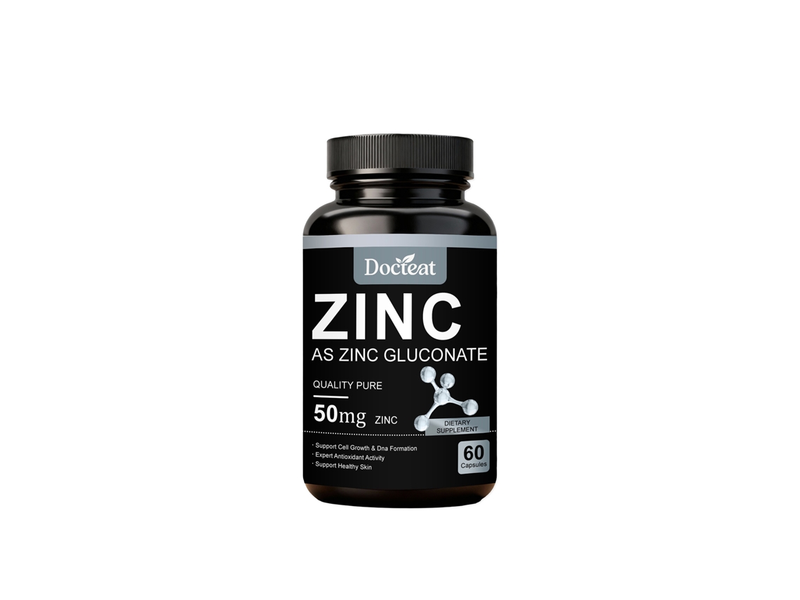 Cápsulas Zinco Docteat Fórmula Suave Diária