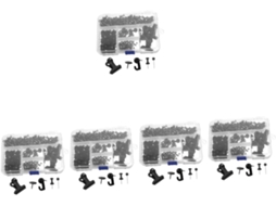 Conjunto De 5 Clips Metal Lurrose. Mapa Para Quadro Avisos Com