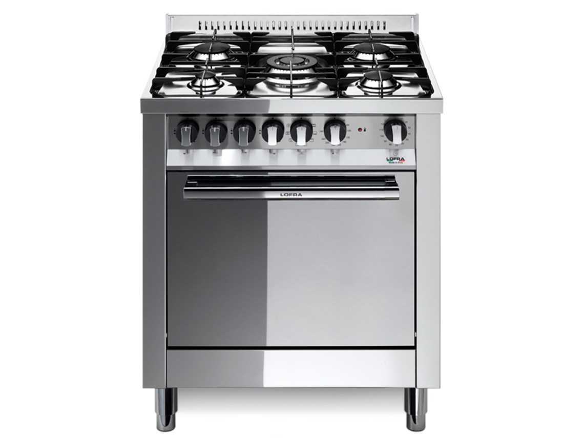 LOFRA M76Mf/C Fogão a gás de aço inoxidável para cozinha independente A