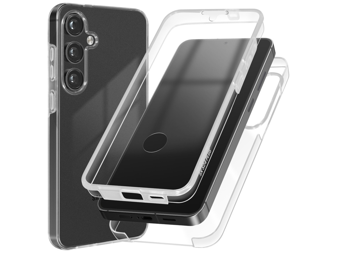 Lurelia Capa Rígida Para Samsung Galaxy S24 Plus Acrílico Transparente