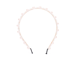 Tiara De Cabelo De Pérola Falsa Em Liga Para Mulheres Moda Acessório De Cabelo Para Casamento E Festas