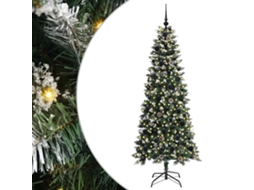 Conjunto 1 Árvore De Natal Artificial Vidaxl Verde Pvc (180 Cm)
