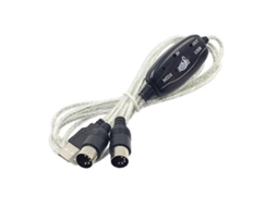 11 X Cabo De Interface Midi Para Usb Conversor De Cabo De Pc Para Adaptador De Teclado Musical Aquaforge