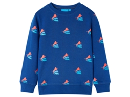 Sweatshirt Para Criança Azul-escuro 128