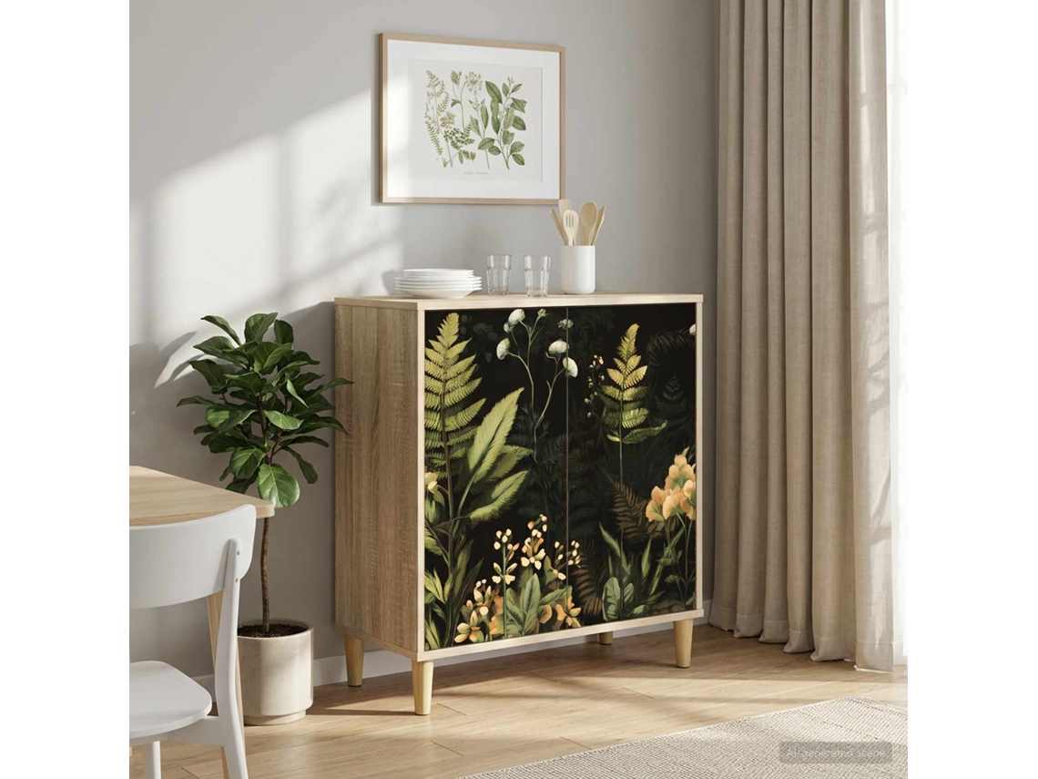 Vidaxl Buffet Rhenen Sonoma 69 X 33 X 75 Cm Derivados De Madeira