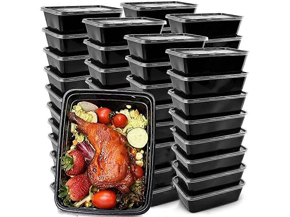 Conjunto De 50 Recipientes Para Armazenamento, Em Plástico, Para Lanches, Para Organização Doméstica Na Cozinha E Bancada
