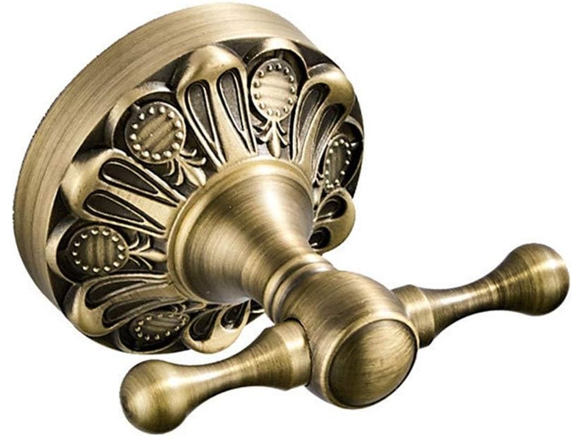 Cabide De Parede Em Latão Antigo E Bronze Esculpido Para Cozinha,