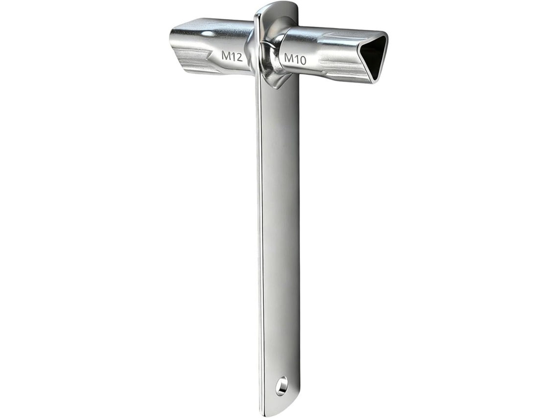 Chave Triangular Portátil Compacta 2 Em 1, Ideal Para Postes.