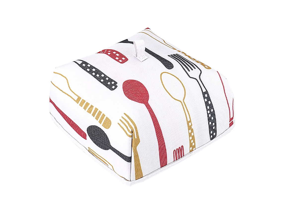 Tapa Aislante Para Comida Caliente Plegable Cuadrada Anti-polvo Lata De Aluminio Rojo