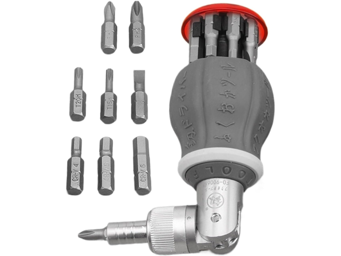 Kit De Chave Catraca Profissional, Fenda Para Reparos