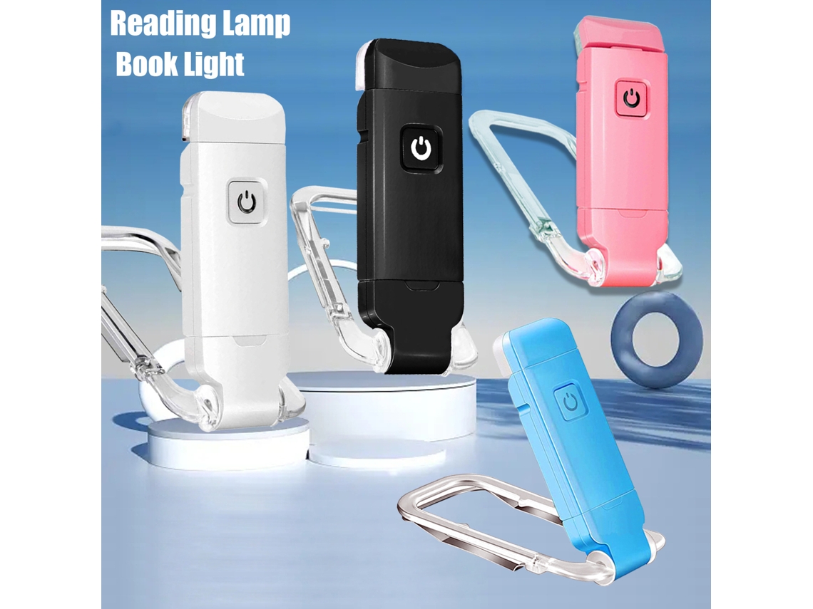 Rebe-lâmpada De Leitura Flexível Com Clip E Marcador Usb Recarregável Para Livros, Cuidado Com A Visão