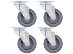 Vidaxl Rodas Giratórias 4 Pcs 75 Mm