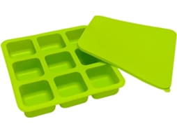 Forma De Gelo Com 9 Cavidades, Fácil De Desenformar, Moldes De Silicone.
