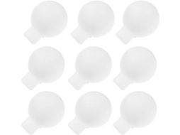 100 Lâmpadas Globo Vazias Para Pendurar Luzes De Cordão, 16 Cm De Diâmetro, Cor Fosca, 100 Peças, Ac Gokoco
