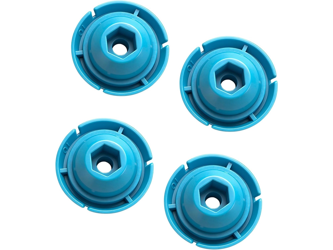Conjunto De 4 Discos Pressão Leves Em Abs Para Pistola Cola Quente,