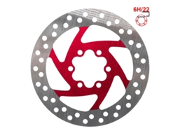 Disco De Freio 120mm 6h Vermelho